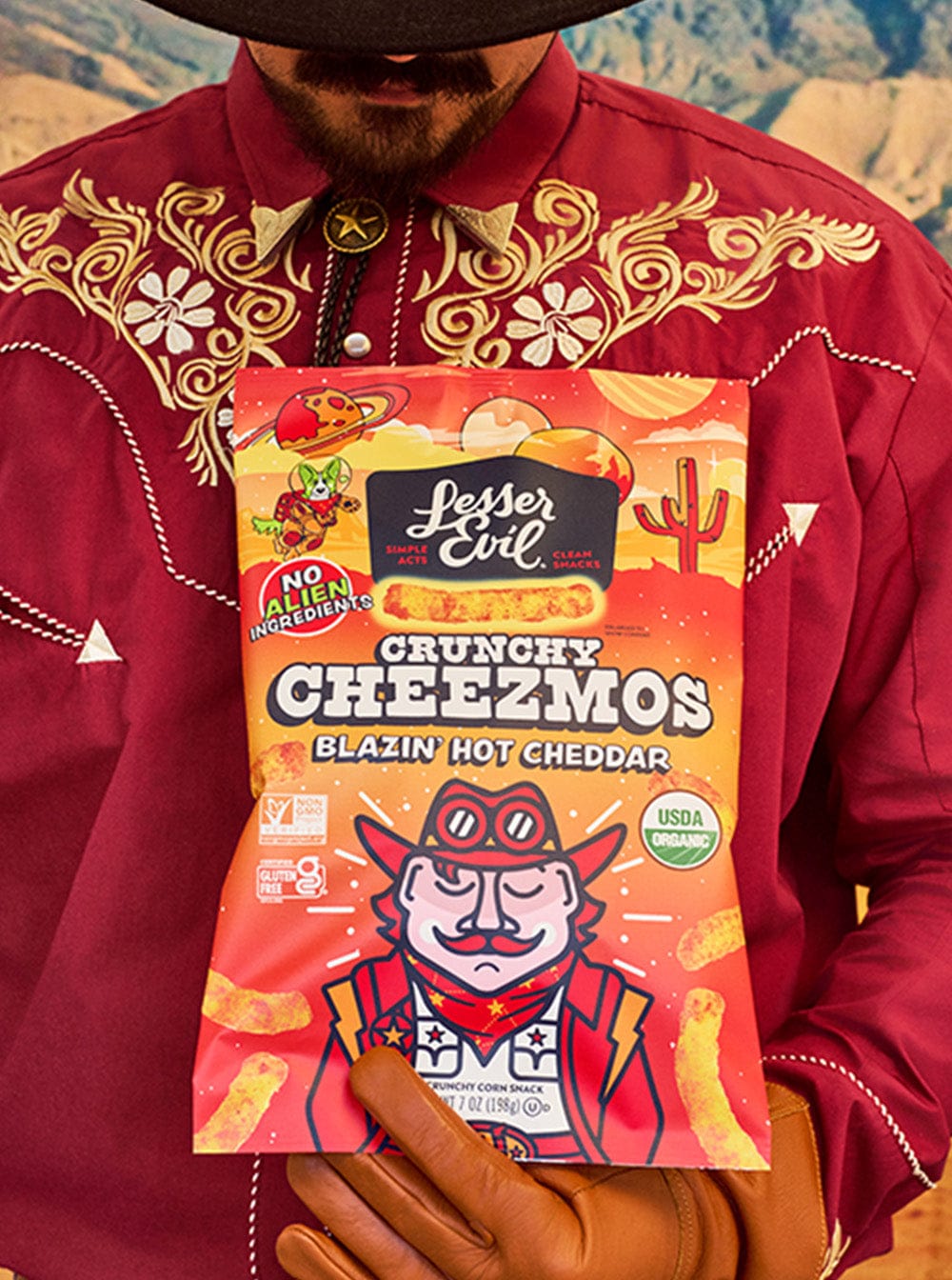 Blazin' Hot Cheddar Cheezmos