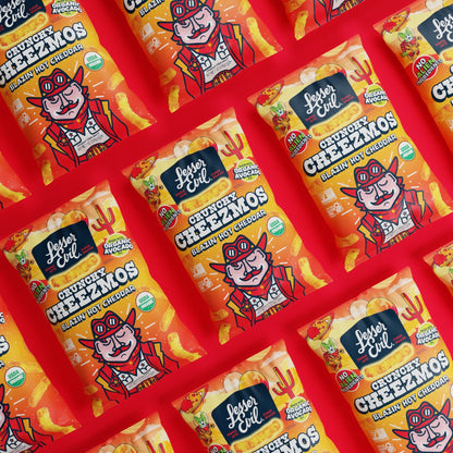 Blazin' Hot Cheddar Cheezmos