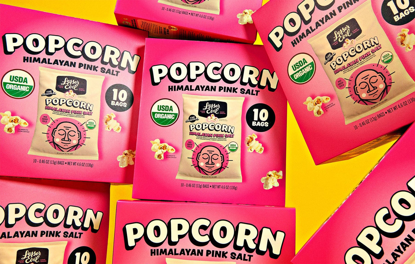 Himalayan Pink Salt Popcorn Snack Pack