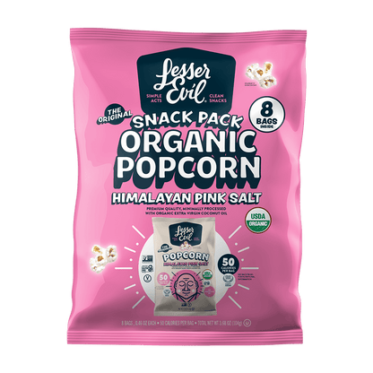Himalayan Pink Salt Popcorn Snack Pack