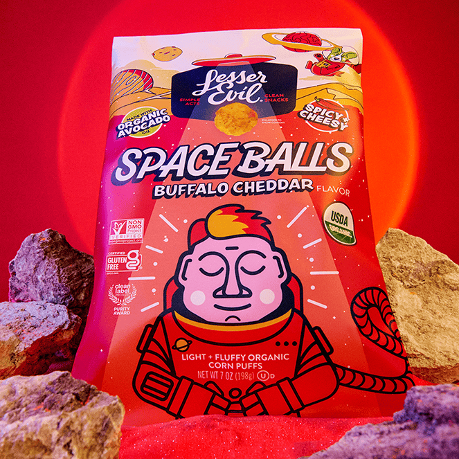 Buffalo Cheddar Space Balls