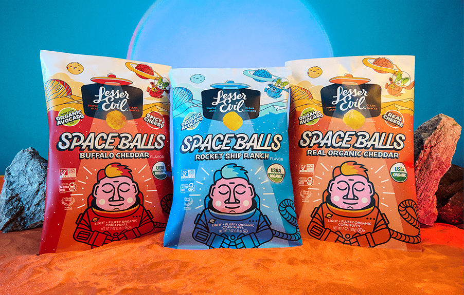 Buffalo Cheddar Space Balls