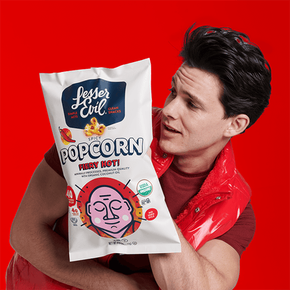 Fiery Hot Organic Popcorn