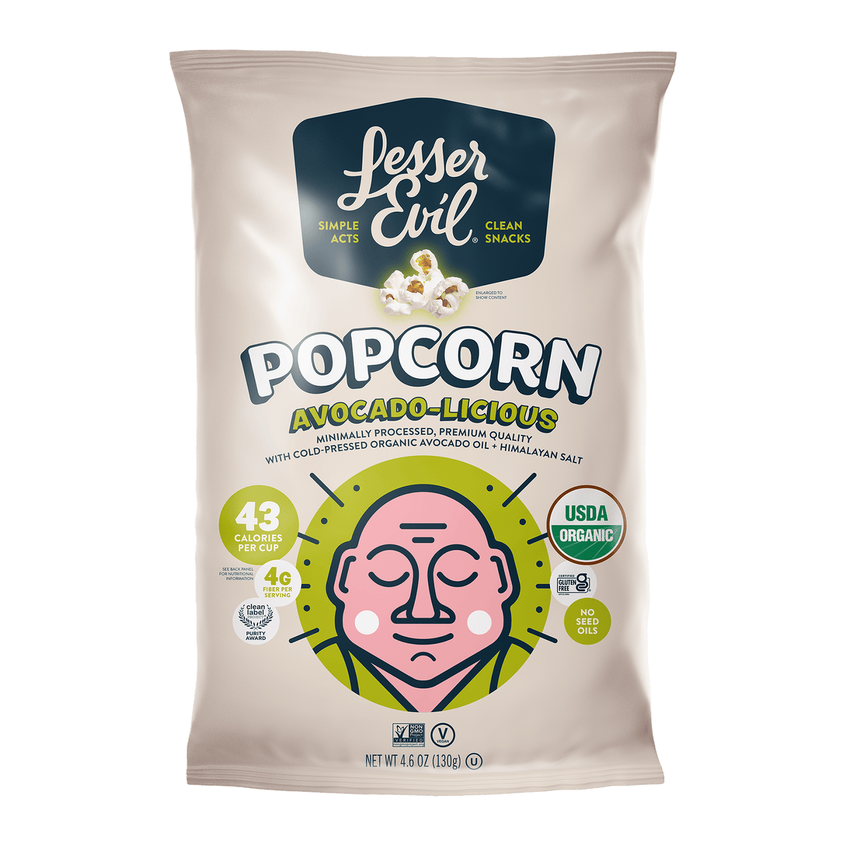 Avocado-licious Organic Popcorn