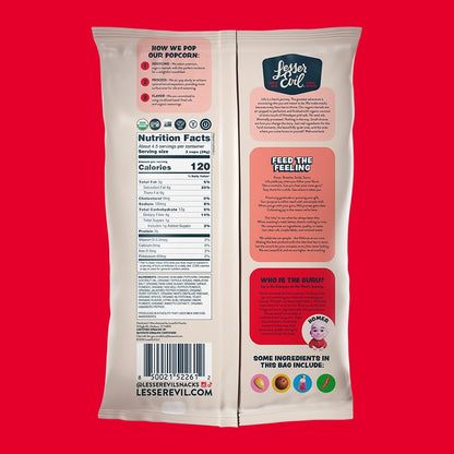 Fiery Hot Organic Popcorn