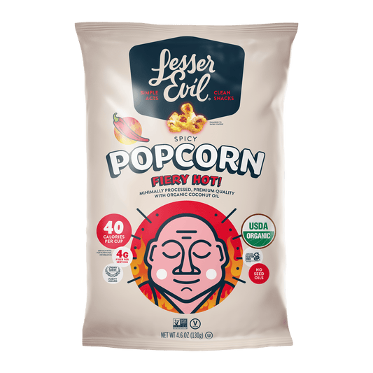 Fiery Hot Organic Popcorn