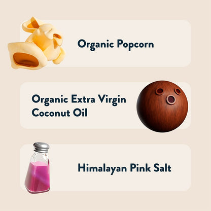 Himalayan Pink Salt Organic Popcorn