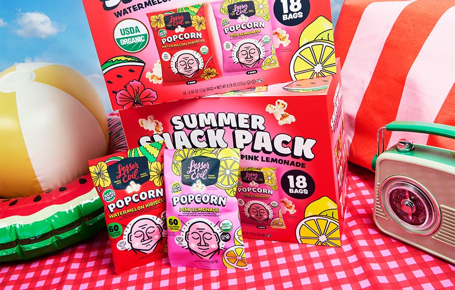 Summer Popcorn Snack Pack