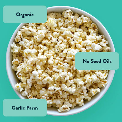 Garlic Parmesan Organic Popcorn
