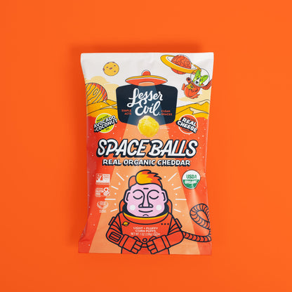 Real Organic Cheddar Space Balls