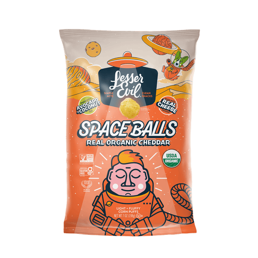 Real Organic Cheddar Space Balls
