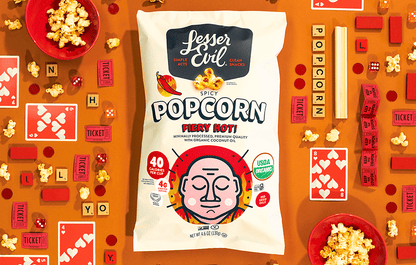 Fiery Hot Organic Popcorn