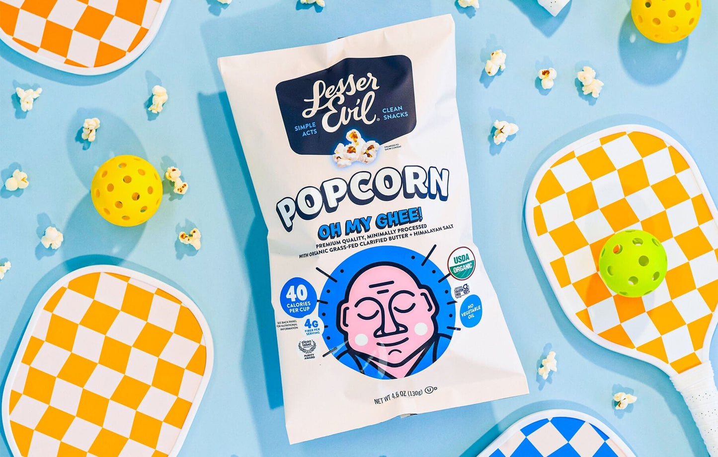 Oh My Ghee! Organic Popcorn